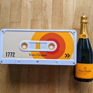 Veuve Clicquot Cassette Tape Case NEW
